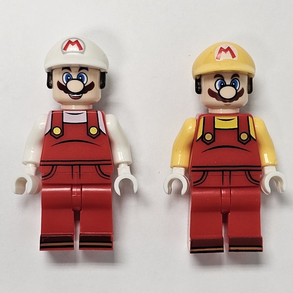 Lot of 6 Lego Compatible Super Mario Brothers Luigi Wario Waluigi minifigures - Picture 2 of 7